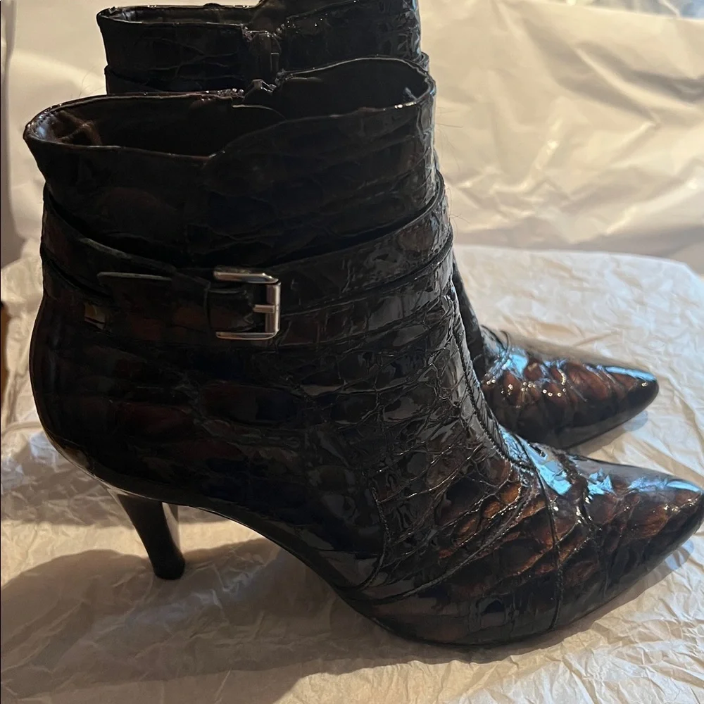 ANTONIO MELANI Brown Leather Upper - Picture 3 of 14